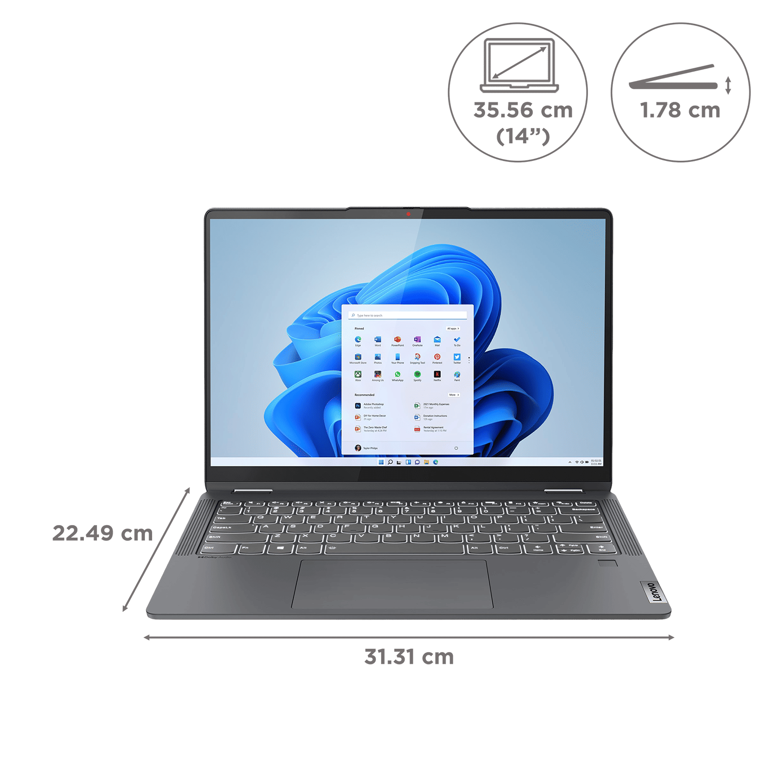 Buy Lenovo IdeaPad Flex 5 14ALC7 AMD Ryzen 7 Touchscreen Laptop